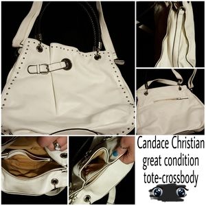 Candace Christian crossbody tote